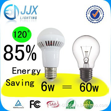 LED Light 6W E27 LED Bulb with factory price LED light